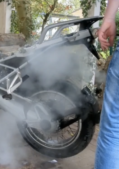 BMW GS 1200 Reinigung