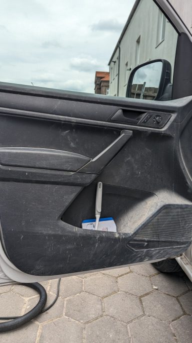 Transporter sauber machen