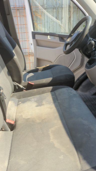 Sitze Baufahrzeug Reinigung